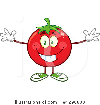 Tomato Clipart #1290800 by Hit Toon