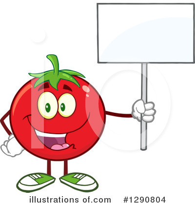 Tomato Clipart #1290804 by Hit Toon