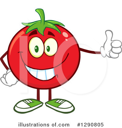 Tomato Clipart #1290805 by Hit Toon