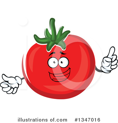 Royalty-Free (RF) Tomato Clipart Illustration by Vector Tradition SM - Stock Sample #1347016