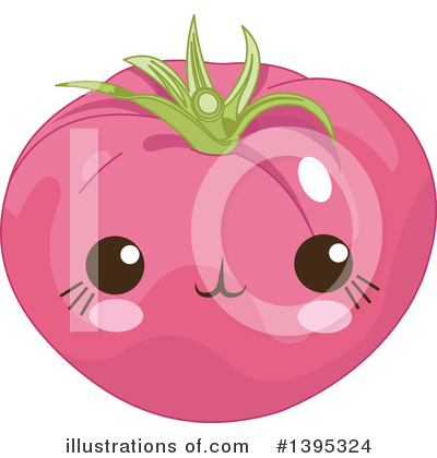 Royalty-Free (RF) Tomato Clipart Illustration by Pushkin - Stock Sample #1395324