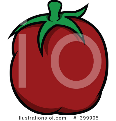 Royalty-Free (RF) Tomato Clipart Illustration by dero - Stock Sample #1399905