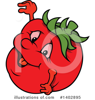 Royalty-Free (RF) Tomato Clipart Illustration by dero - Stock Sample #1402895