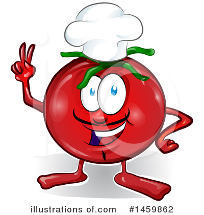Tomato Clipart #1459862 by Domenico Condello