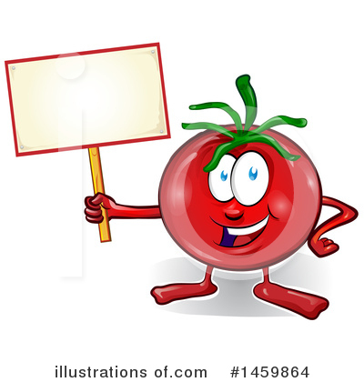 Tomato Clipart #1459864 by Domenico Condello