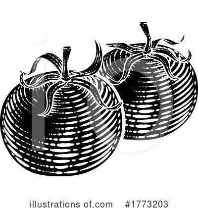 Royalty-Free (RF) Tomato Clipart Illustration by AtStockIllustration - Stock Sample #1773203