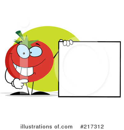 Royalty-Free (RF) Tomato Clipart Illustration by Hit Toon - Stock Sample #217312