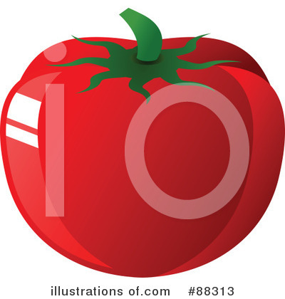 Royalty-Free (RF) Tomato Clipart Illustration by Tonis Pan - Stock Sample #88313