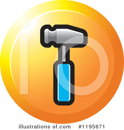 Hammer Clipart #1195671 by Lal Perera