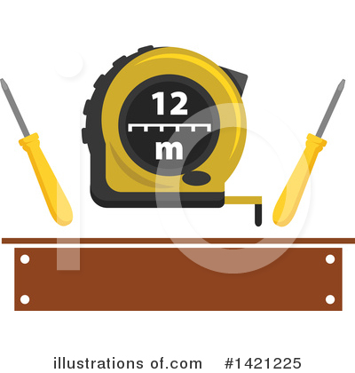 Measuring Tape Clipart #1421225 by Vector Tradition SM