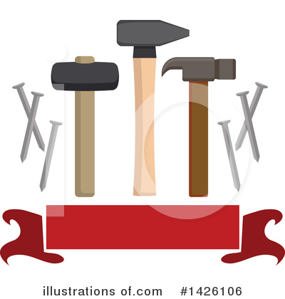 Hammer Clipart #1426106 by Vector Tradition SM