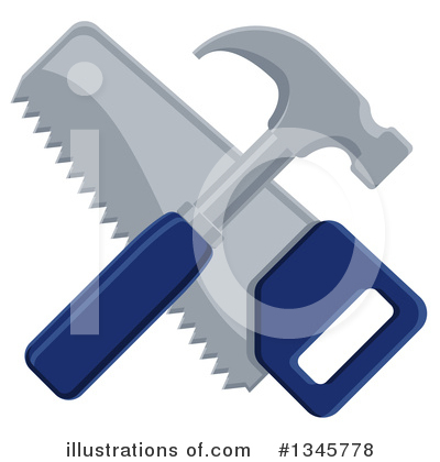 Hammers Clipart #1345778 by AtStockIllustration