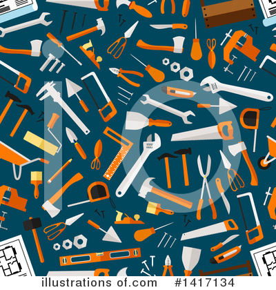 Royalty-Free (RF) Tools Clipart Illustration by Vector Tradition SM - Stock Sample #1417134