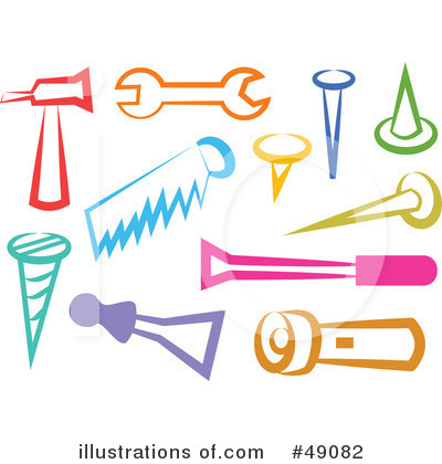 Royalty-Free (RF) Tools Clipart Illustration by Prawny - Stock Sample #49082