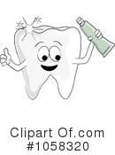 Tooth Character Clipart #1058320 by Pams Clipart