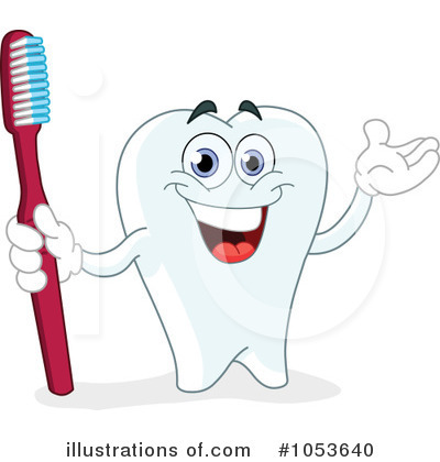 Royalty-Free (RF) Tooth Clipart Illustration by yayayoyo - Stock Sample #1053640