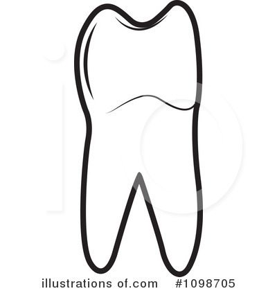 Royalty-Free (RF) Tooth Clipart Illustration by Lal Perera - Stock Sample #1098705