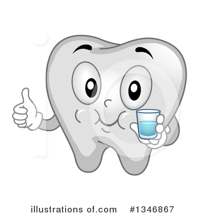 Tooth Character Clipart #1346867 by BNP Design Studio