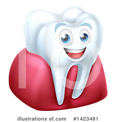 Royalty-Free (RF) Tooth Clipart Illustration by AtStockIllustration - Stock Sample #1423481