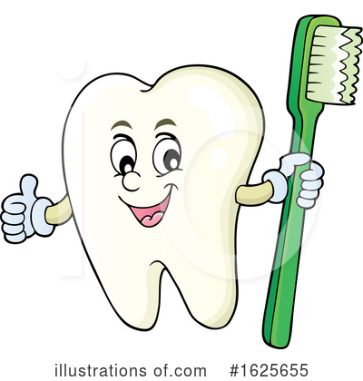 Royalty-Free (RF) Tooth Clipart Illustration by visekart - Stock Sample #1625655
