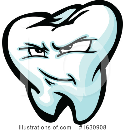 Royalty-Free (RF) Tooth Clipart Illustration by Chromaco - Stock Sample #1630908