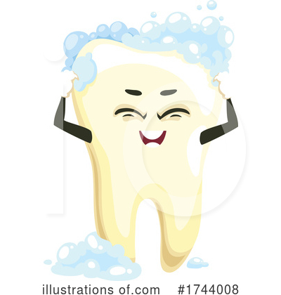 Royalty-Free (RF) Tooth Clipart Illustration by Vector Tradition SM - Stock Sample #1744008