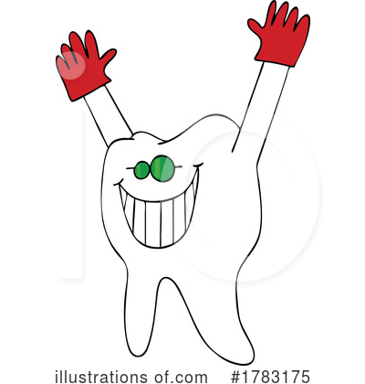 Royalty-Free (RF) Tooth Clipart Illustration by djart - Stock Sample #1783175
