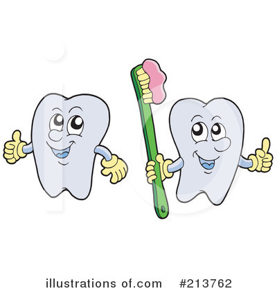 Royalty-Free (RF) Tooth Clipart Illustration by visekart - Stock Sample #213762