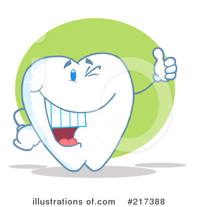 Royalty-Free (RF) Tooth Clipart Illustration by Hit Toon - Stock Sample #217388