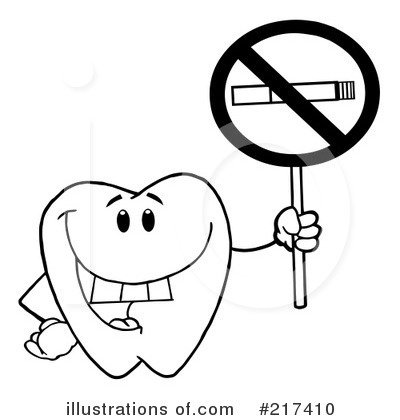 Royalty-Free (RF) Tooth Clipart Illustration by Hit Toon - Stock Sample #217410