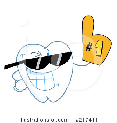 Royalty-Free (RF) Tooth Clipart Illustration by Hit Toon - Stock Sample #217411