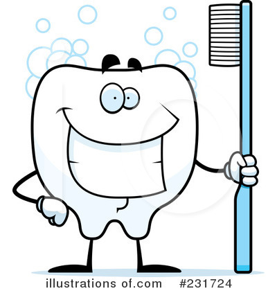 Royalty-Free (RF) Tooth Clipart Illustration by Cory Thoman - Stock Sample #231724