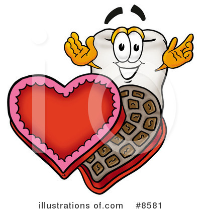 Royalty-Free (RF) Tooth Clipart Illustration by Mascot Junction - Stock Sample #8581
