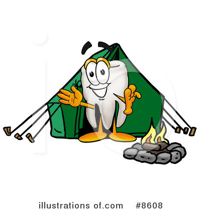 Royalty-Free (RF) Tooth Clipart Illustration by Mascot Junction - Stock Sample #8608