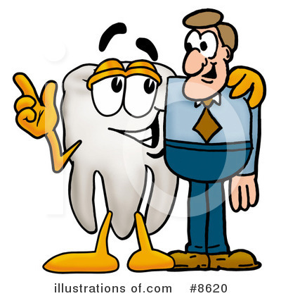 Royalty-Free (RF) Tooth Clipart Illustration by Mascot Junction - Stock Sample #8620