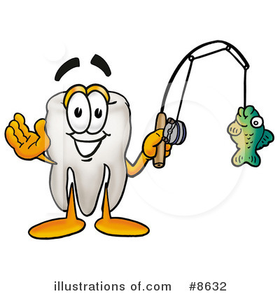 Royalty-Free (RF) Tooth Clipart Illustration by Mascot Junction - Stock Sample #8632
