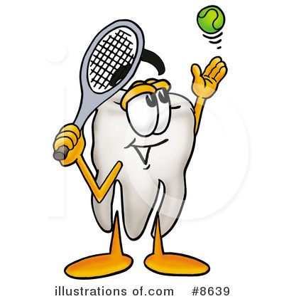 Royalty-Free (RF) Tooth Clipart Illustration by Mascot Junction - Stock Sample #8639
