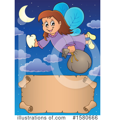 Royalty-Free (RF) Tooth Fairy Clipart Illustration by visekart - Stock Sample #1580666
