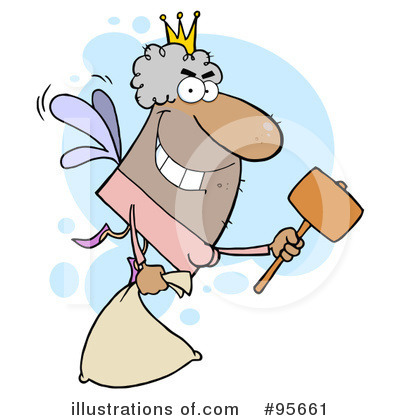Royalty-Free (RF) Tooth Fairy Clipart Illustration by Hit Toon - Stock Sample #95661