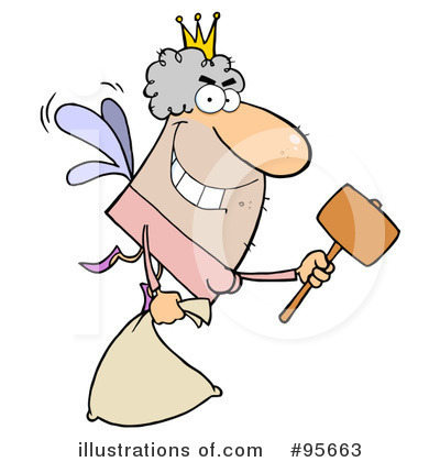 Royalty-Free (RF) Tooth Fairy Clipart Illustration by Hit Toon - Stock Sample #95663