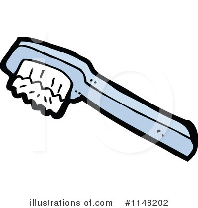Royalty-Free (RF) Toothbrush Clipart Illustration by lineartestpilot - Stock Sample #1148202