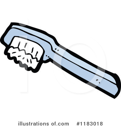 Royalty-Free (RF) Toothbrush Clipart Illustration by lineartestpilot - Stock Sample #1183018