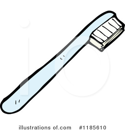 Royalty-Free (RF) Toothbrush Clipart Illustration by lineartestpilot - Stock Sample #1185610