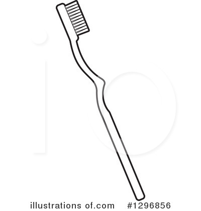 Royalty-Free (RF) Toothbrush Clipart Illustration by Lal Perera - Stock Sample #1296856