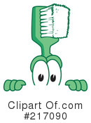 Toothbrush Mascot Clipart #217090 by Mascot Junction