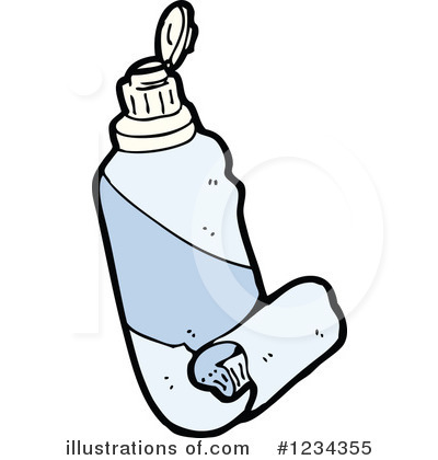 Royalty-Free (RF) Toothpaste Clipart Illustration by lineartestpilot - Stock Sample #1234355