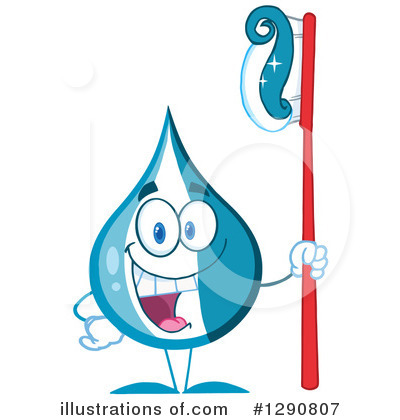 Royalty-Free (RF) Toothpaste Clipart Illustration by Hit Toon - Stock Sample #1290807