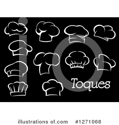 Toque Hats Clipart #1271068 by Vector Tradition SM