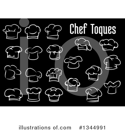 Toque Hats Clipart #1344991 by Vector Tradition SM