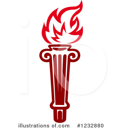 Royalty-Free (RF) Torch Clipart Illustration by Vector Tradition SM - Stock Sample #1232880